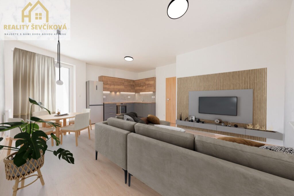 Prodej novostavby bytu 2+kk s balkónem, 53 m2 –  Bartoňova, Náchod