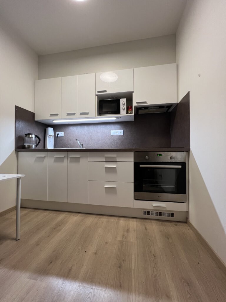 Pronájem novostavby 2+kk s balkónem, komorou a parkovacím stáním, 51 m2 – Antonína Petrofa