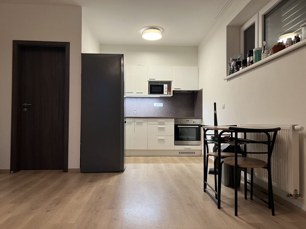 Pronájem novostavby 2+kk s balkónem, komorou a parkovacím stáním, 51 m2 – Antonína Petrofa